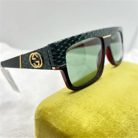 gucci snake print sunglasses|100 new authentic gucci sunglasses.